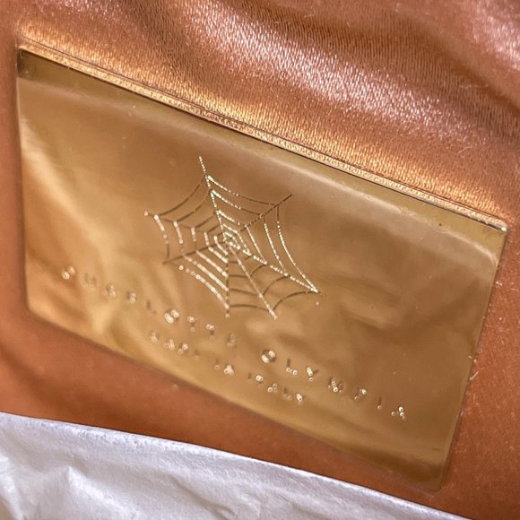 Charlotte Olympia Rudolph Applique Clutch Bag in White Patent Leather NWT FLAWED - Picture 4 of 7